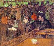  Henri  Toulouse-Lautrec At the Moulin de la Galette China oil painting reproduction